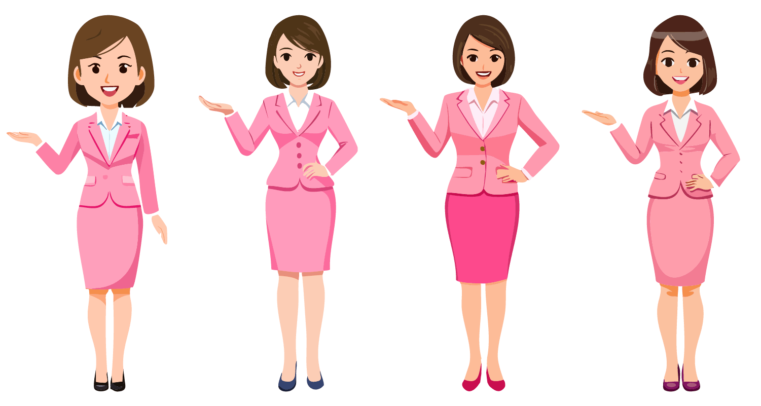 フリーイラスト　手を横にお迎え