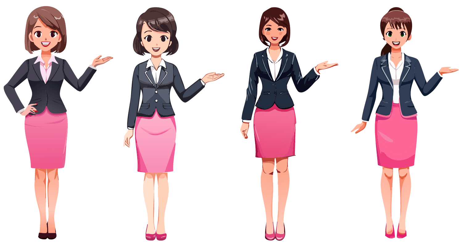 フリーイラスト　手を横にお迎え