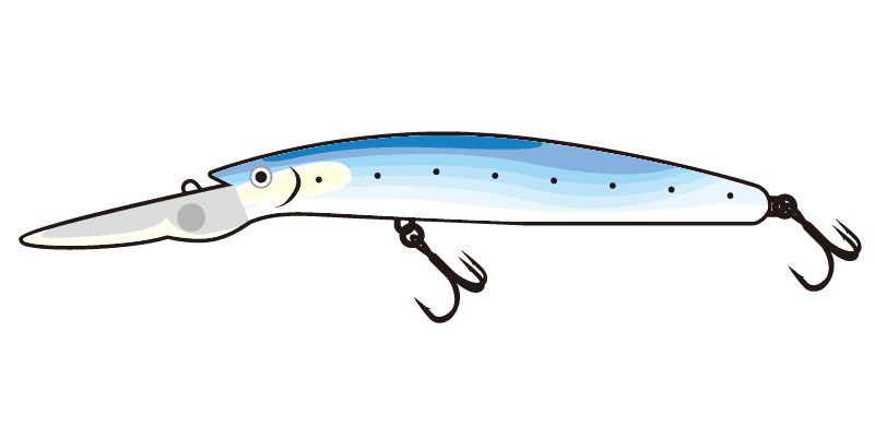 ルアー　ロングビルミノー