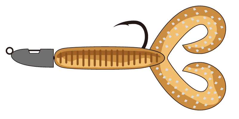 ジグヘッド＋グラブ