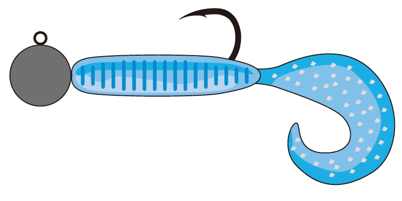 ジグヘッド＋グラブ