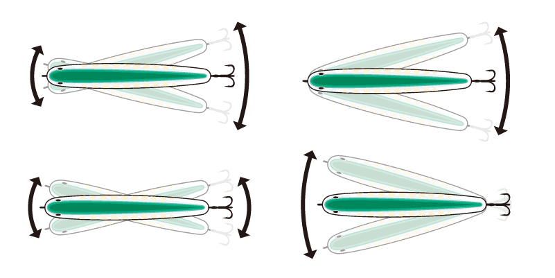 ルアーアクション